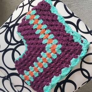 NEW-Toddler Crocheted Poncho
